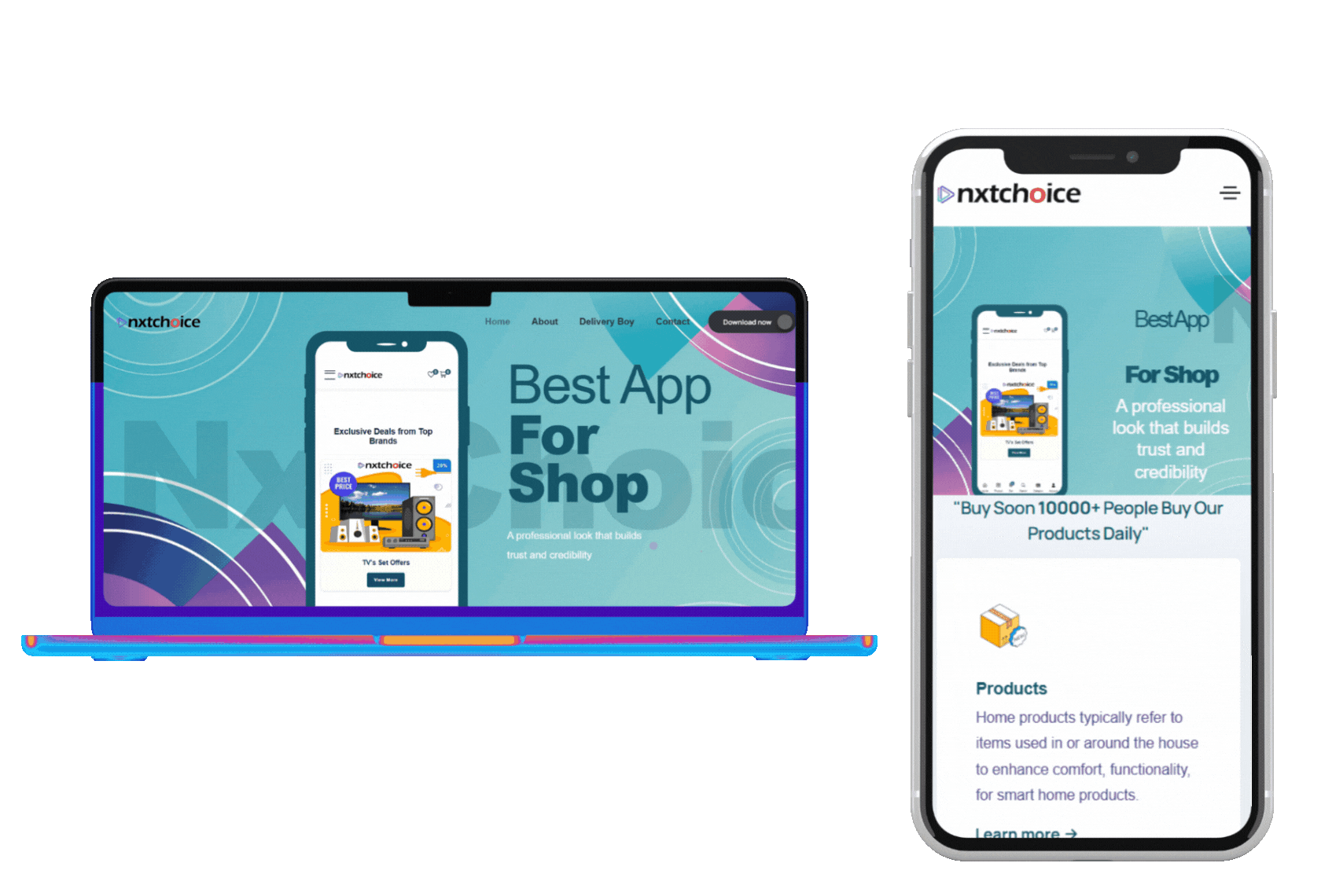 NxtChoice Landing Website
